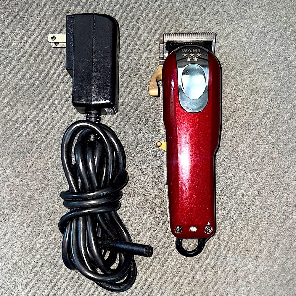 Wahl Red Cordless Hair Clipper with Charger